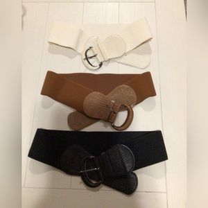 Three (3) Elastic belts